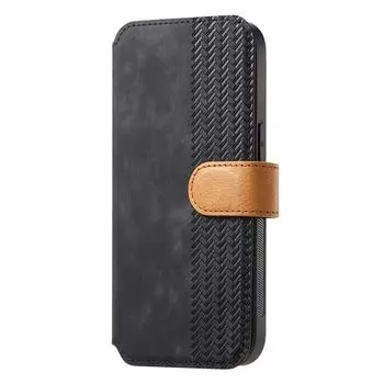 Ударопрочный чехол-кошелек для iPhone XS/11/12/13/14/15/16/17...| Держатель для карт + Подставка + RFID-защита iPhone X/XS чёрный