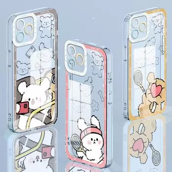 Ударопрочный чехол с изображением астронавта из мультфильма, полноразмерная защита камеры, прозрачный мягкий чехол для телефона Vivo Motorola Motorola Moto G60S