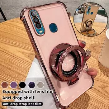 Ударопрочный чехол с магнитной подушкой безопасности для VIVO Y78 Y77 Y77E Y35 Y20 Y21S Y16 Y17 Y18 Y52S Y76S Y200i Y200 X70 X80 X90 X100 Pro S15 S17 S18 S19 Pro Vivo Y52S чёрный