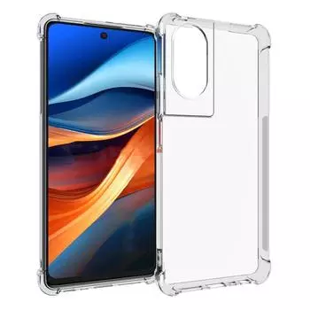 Ударопрочный нескользящий утолщенный чехол для телефона из ТПУ For TCL 501 4G прозрачный