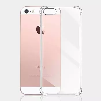 Ударопрочный прозрачный чехол для iPhone SE 2020 2022 7 8 6 6S Plus 5S 5 SE Чехол для телефона Apple iPhone 7 8Plus Мягкая силиконовая задняя крышка For iPhone 5