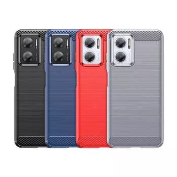 Ударопрочный силиконовый чехол для Poco M4 5G redmi 10 5g Мягкий чехол для Redmi Note 11E 5G Чехлы из углеродного волокна Coque Fundas Poco M4 5G чёрный