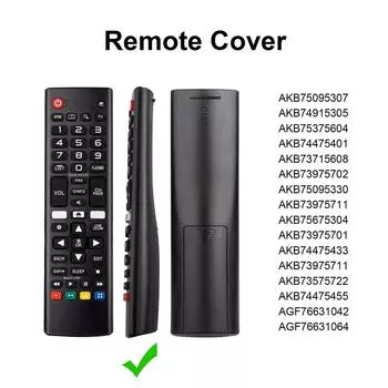 Ударопрочный силиконовый защитный чехол для пульта дистанционного управления телевизора LG AKB75095307/AKB75375604/AKB74915305, противоударный чехол-держатель светло-серый