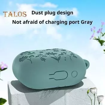 Ударопрочный защитный чехол для наушников, устойчивый к ударам, защита от падений, простая установка, защитный чехол от пыли для SamsungGalaxy Buds 3/3pro светло-синий