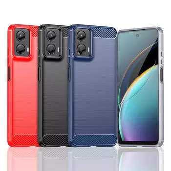 Ударопрочный защитный чехол для телефона Moto G 5G 2024 Мягкий силиконовый чехол для задней крышки TPU Чехлы для телефонов Moto G 5G 2024 красный