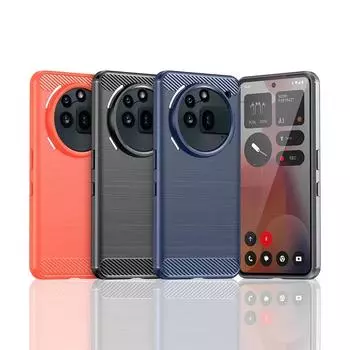 Ударопрочный защитный чехол для телефона Nothing Phone 1 2 2A Plus 3a Pro CMF Phone 1 Мягкий силиконовый чехол для задней крышки TPU для телефона For 2a Plus синий