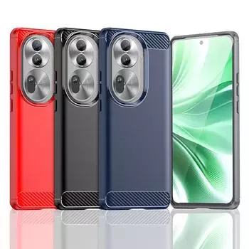 Ударопрочный защитный чехол для телефона OPPO Reno11/Reno 11 Pro Мягкие чехлы OPPO Renno11 красный