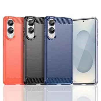 Ударопрочный защитный чехол для телефона Samsung Galaxy S25 Slim S24 Plus Ultra S25 Edge FE Мягкие чехлы For Galaxy S25 Edge чёрный