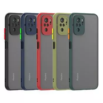 Ударопрочный защитный чехол для Xiaomi Redmi Note 10 10S 11 11s 12s 12 Pro 5G A1 A2 Plus Redmi 10C 10A 9A 9C 12c Cover Redmi 10C чёрный
