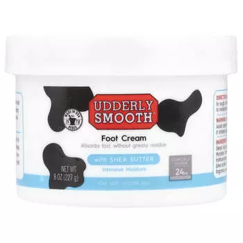 Udderly Smooth, крем для ног с маслом ши, 8 унций (227 г)