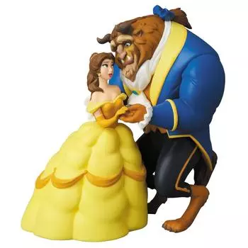 UDF Ультрадетализированная фигурка Disney Series 7 Красавица и Чудовище Чудовище Белль Высота Покрашенная Полная фигурка № 451 и приблизительно. 100/80мм