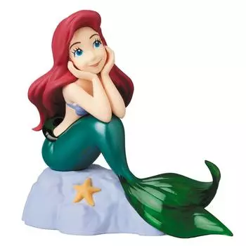 UDF Ультрадетализированная фигурка Disney Series 7 Русалочка Ариэль Высота 72 мм Покрашенная полная фигурка № 449 прибл.