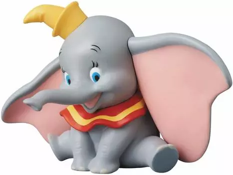 UDF Ультрадетализированная фигурка Disney Series 8 Дамбо Общая высота 70 мм Покрашенная полная фигурка № 485 Прибл.
