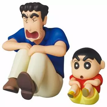 UDF Ultra Detail Figure Crayon Series 3 Butt Walking Hiroshi Shinnosuke Каждая высота приблизительно окрашена Полная фигурка No.639 Shin-chan & 55/30 мм