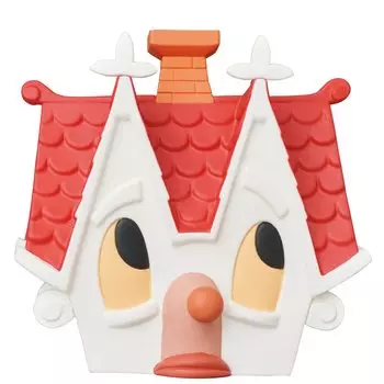 UDF Ultra Detail Figure Disney Series 10 The Little House Small House Высота 73 мм Окрашенная полная фигурка № 687 приблизительно. Немасштабируемый