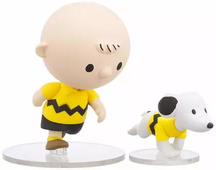 UDF Ultra Detail Figure PEANUTS Series 11 CHARLIE BROWN SNOOPY Высота окрашенной полной фигуры и приблизительно. 94/42мм