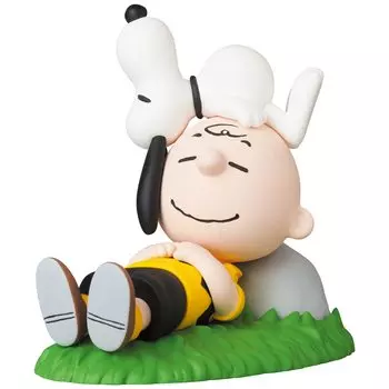 UDF Ultra Detail Figure PEANUTS SERIES 13 NAPPING CHARLIE BROWN SNOOPY Knapping Charlie Brown Snoopy Height 87mm Painted Completed Figure No.681 & &