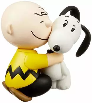 UDF Ultra Detail Figure Peanuts Series 8 Чарли Браун Снупи Общая высота 76 мм Покрашенная полная фигурка и прибл. коричневый
