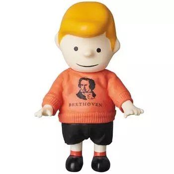 UDF Ultra Detail Figure Peanuts Vintage Version Schroeder Total Height 70mm Painted Complete Figure No.390 Approx.