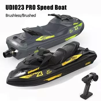 UDI023 RC Speedboat 2.4G Jet Spray RC Boat Remote Control Ship Водонепроницаемый Самовосстанавливающийся LED Lights RTR High-speed Models Toys