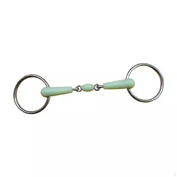 Удила для лошадей, принадлежности для верховой езды, мулы, износостойкие, длина 127 мм зелёный