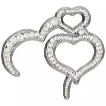 [УДИВИТЕЛЬНО/Удивительно] Дизайн подвески-эмблемы Deco: Двойное сердце ASCM-006d