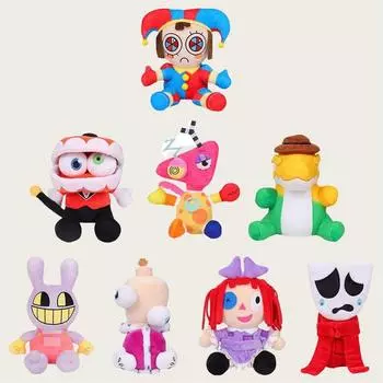 УДИВИТЕЛЬНЫЙ ЦИФРОВОЙ ЦИРК Цирковая анимация Окружающие клоуны Мягкие игрушки 25cm