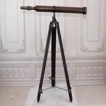 Удивительная подставка для телескопа из латуни и дерева, элегантный подарок для дома и офиса