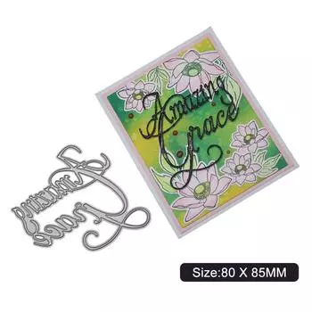 Удивительная рамка изящности металлический серебристый трафарет тиснение резка штампы для скрапбукинга бумага альбом карты изготовление серебряный