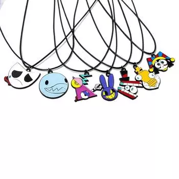 Удивительное цифровое цирковое ожерелье в стиле аниме TADC Pomni Jax Caine Ragatha, ожерелье с подвеской для женщин и мужчин, ювелирные изделия для косплея, подарок