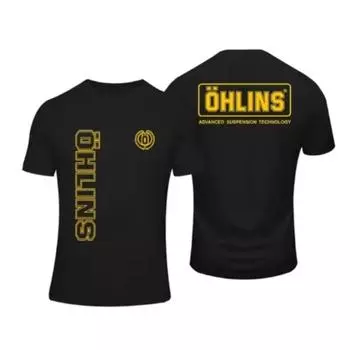 Удивительные футболки мужские Ohlins Shock Suspension автомобиль мотоцикл спорт гонки футболка летние повседневные свободные мужские футболки с коротким рукавом M