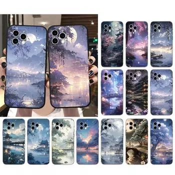 Удивительный чехол для телефона с пейзажем для iPhone 15 14 Pro Max 13 12 11 Pro Max XSMax XR 12 13 mini 14 Plus iphone 14ProMax