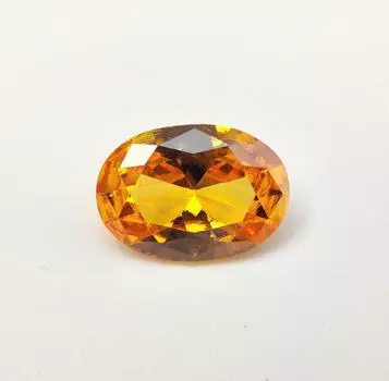 Удивительный оттенок цитрина, желтый цвет, натуральный ограненный камень из циркона, партия целебных камней из циркона овальной формы. 14x10x6 MM