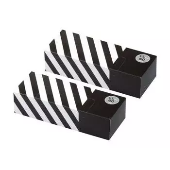 удивительный пакет для удаления запахов bos полосатый набор из 2 шт./черный размер ll 60 шт. для переработки детских подгузников, фекалий домашних животных, пищевых отходов, предметов гигиены и т. д.