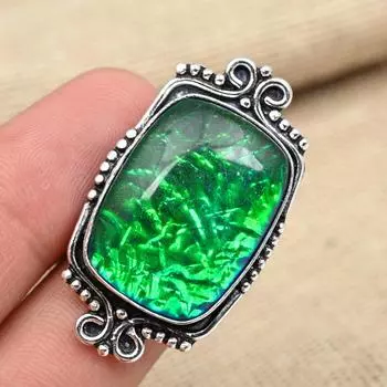 Удивительный розовый тройной опал, драгоценный камень, ювелирное изделие из стерлингового серебра 925 пробы, кольцо ручной работы 4 синий