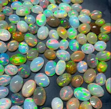 Удивительный свободный размер натуральный огненный эфиопский опал драгоценный камень высшего качества эфиопский огненный опал Welo Mix Shape Lot 10 Carat Lot