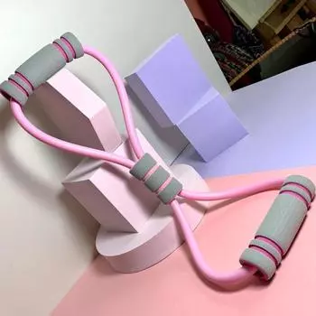 Удлиненная 8-образная растяжка TPE трубка эластичная лента для йоги натяжитель в форме 8 для открытия плеча 12mm