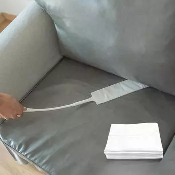 Удлиненная щетка для пыли с зазором, нетканая электростатическая тряпка для уборки домашней пыли, подметание кровати в помещении, уборка дома 65.8*7cm розовый