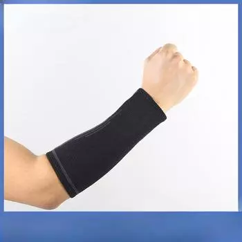 Удлиненная защита запястья для волейбола для студенческих видов спорта, защита запястья предплечья, нейлоновая вязаная удлиненная защита запястья