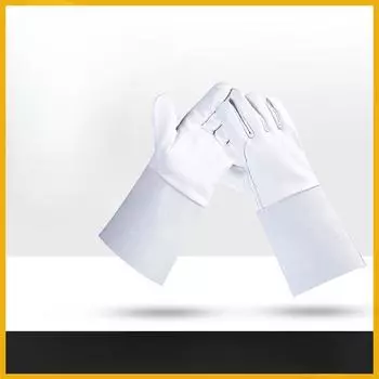 Удлиненные перчатки из овчины для сварки Износостойкие перчатки для автосборки Защитные перчатки для сварщиков на месте Сварочные перчатки B grade extended cowhide gloves * RC-008