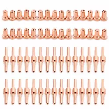 Удлиненный электрод с длинным наконечником и сопла, 60 шт., для плазменного резака PT31 LG40 40A