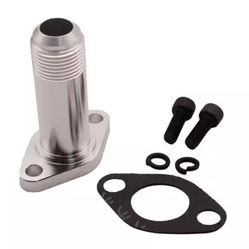 Удлиненный фитинг слива масла 12AN AN12 Precision для турбокомпрессоров T3/T4 Фланец