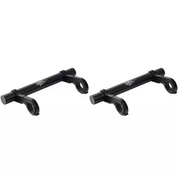 - Удлиненный кронштейн для велосипедного руля 20 см, водонепроницаемые аксессуары для велосипеда (черный)