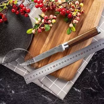 Удлиненный нож для нарезки из нержавеющей стали, нож для нарезки костей с крышкой для ножа, кухонные аксессуары A
