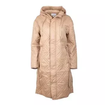 Удлиненный пуховик с капюшоном мл monicas бежевый Женский LA PETITE ETOILE