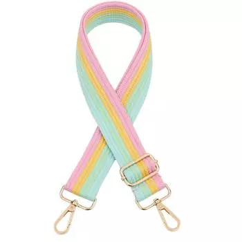 Удлиненный ремень для замены плечевой сумки Стильный и прочный волоконный ремень-слинг Многоцветный ремень для сумки Легкий для девочек 1