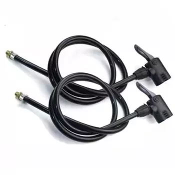 Удлиненный шланг для велосипедного насоса, удлинительная трубка для воздушного насоса с антифризом, аксессуары для шланга чёрный