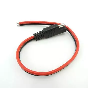 Удлинитель 30 см 14AWG SAE, быстроразъемный медный разъем адаптера питания, штекерный кабель, провод постоянного тока для солнечной автомобильной батареи