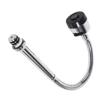 Удлинитель аэратора для крана Гибкий распылитель воды из крана Раковина из нержавеющей стали Пластиковый распылитель для мытья душа Улучшение
