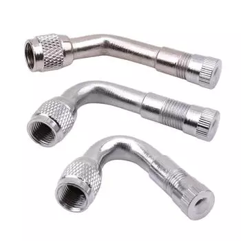 Удлинитель автомобильной электроники Степень удлинителя клапана для шин Авто Мотоцикл Открытый комплекты 90degree жёлтый